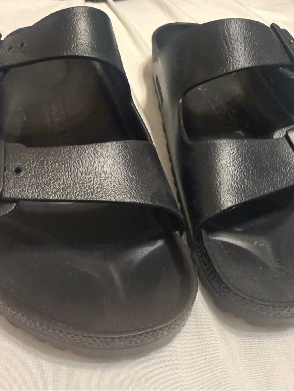 Birkenstock Black Two-Strap Slide Sandals - Picture 2 of 6